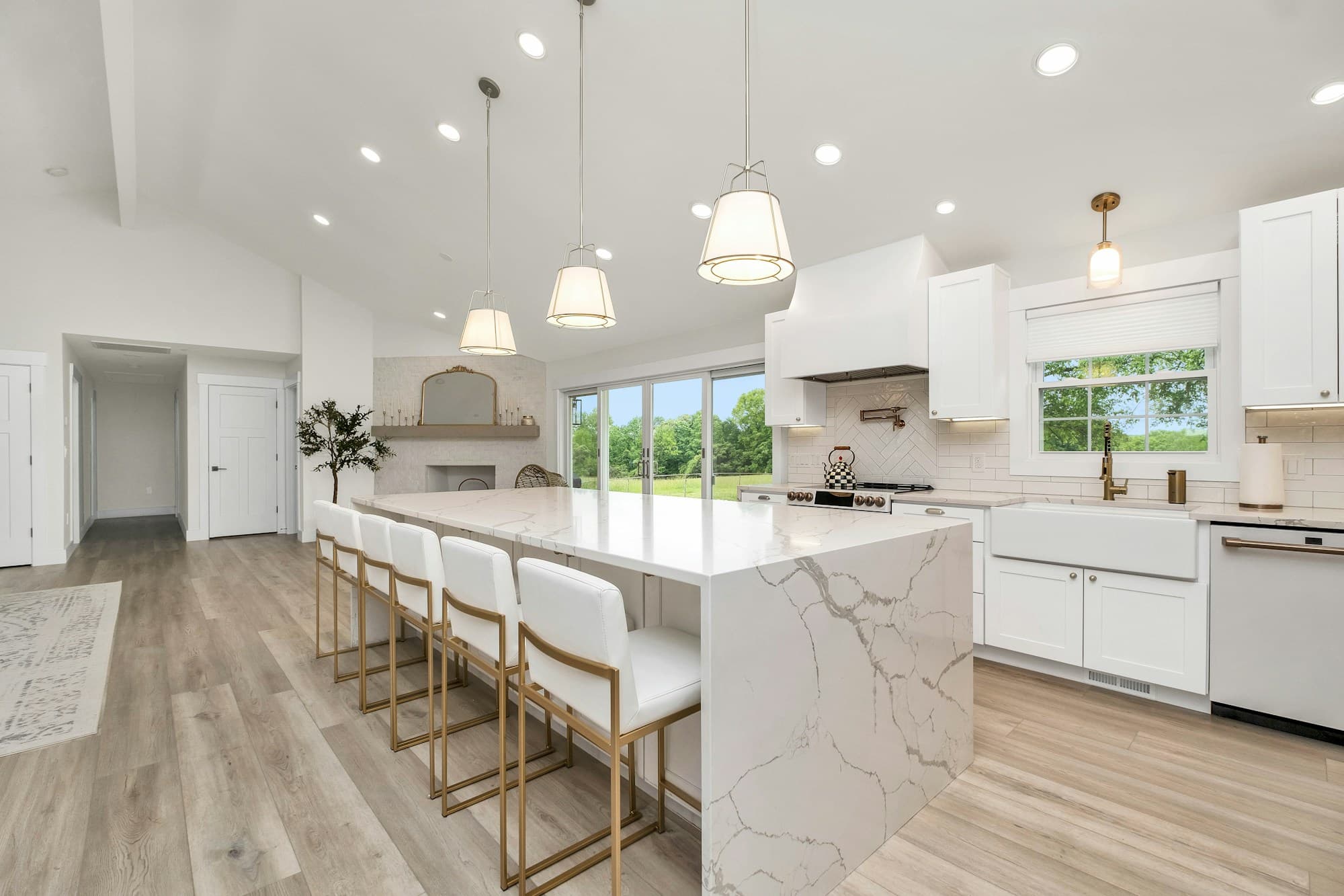 Bright, clean modern home interior in Scottsdale, AZ